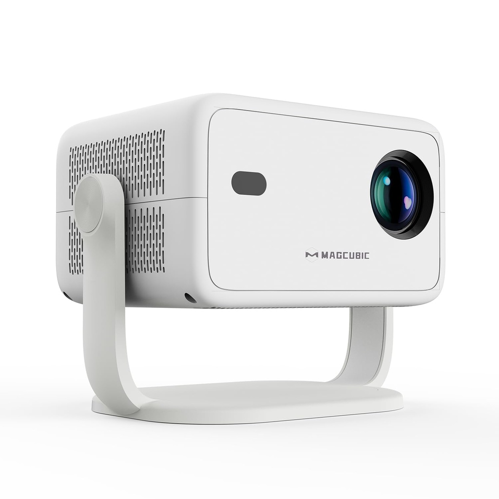 Magcubic Mini Projector 4K Supported, with 400 ANSI, Native 1080P, Android 14 OS, 180