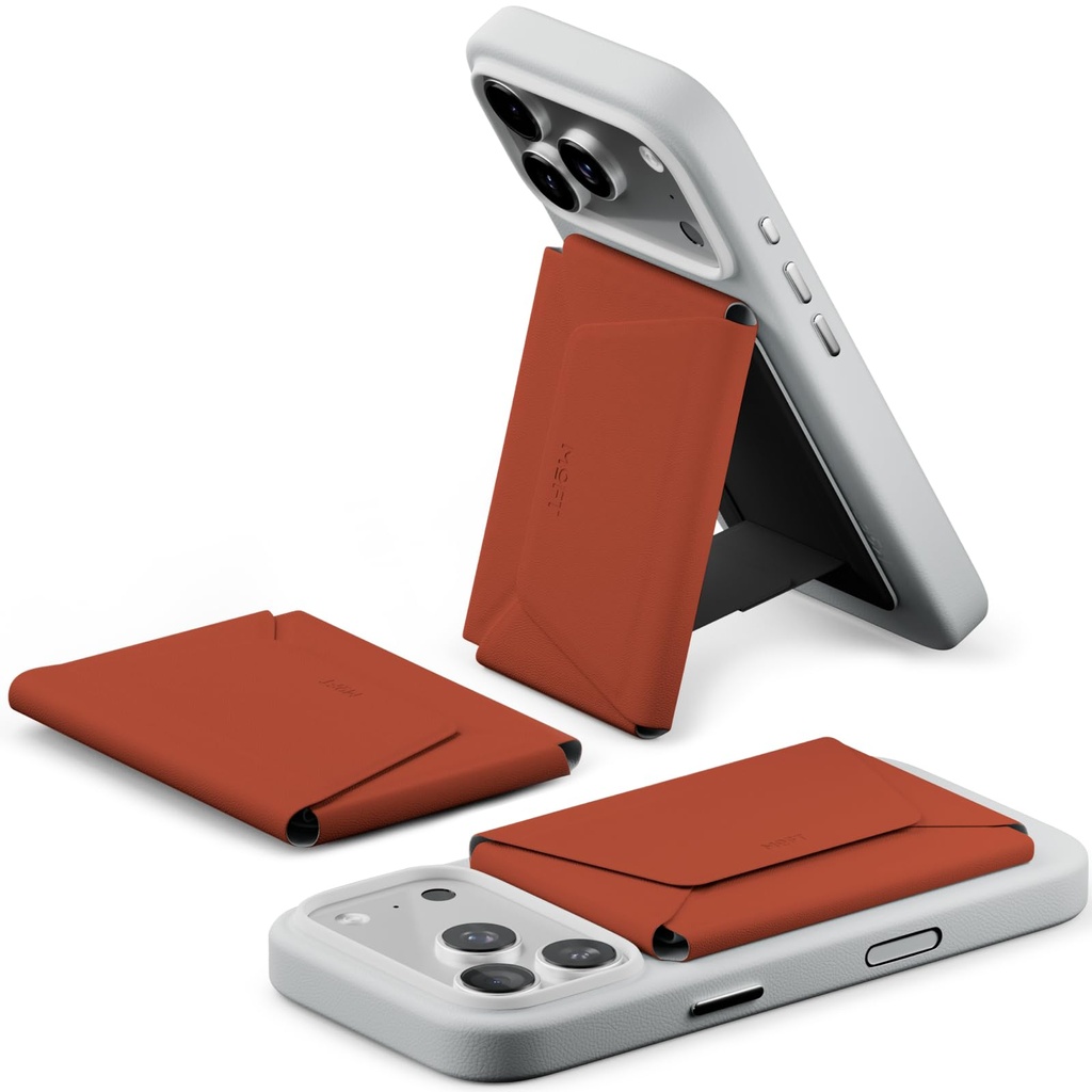 MOFT Magsafe Wallet, 8-Card Holder, Magnetic Phone Stand with Pull to Access Design, RFID 