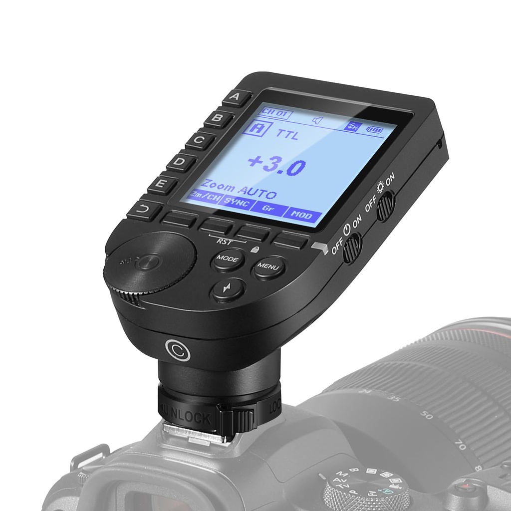 NEEWER Upgraded QPRO-C TTL Wireless Flash Trigger Compatible with Canon 1/8000s HSS Large