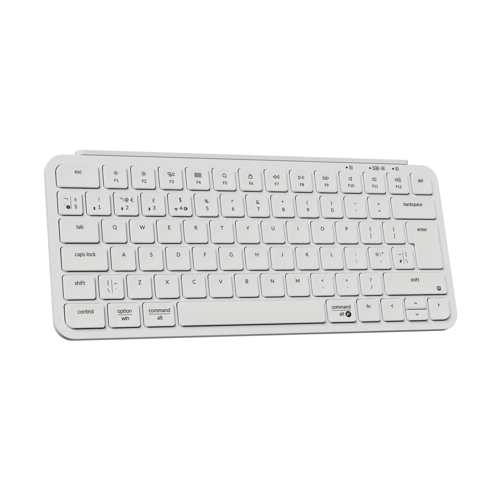 Keychron B1 Pro Quiet Key Ultra-Slim Wireless Keyboard, ZMK Programmable 75% ISO UK Layout