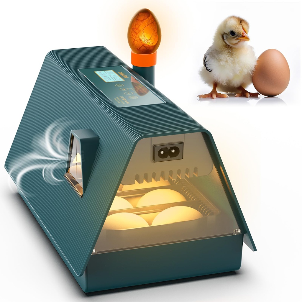 Okkobi M10 Incubators for hatching eggs - Ideal all ages - Incubator with Automatic Turning