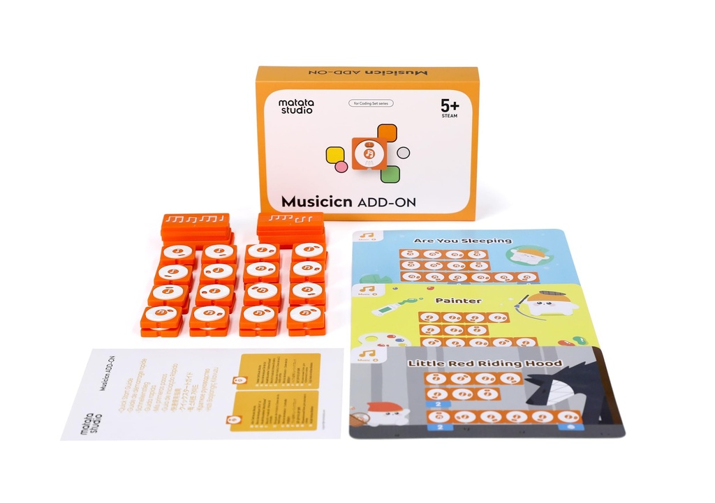 MatataStudio Musician Add-on for Coding Set/Pro Set for Programmable Robot for Kids aged 4