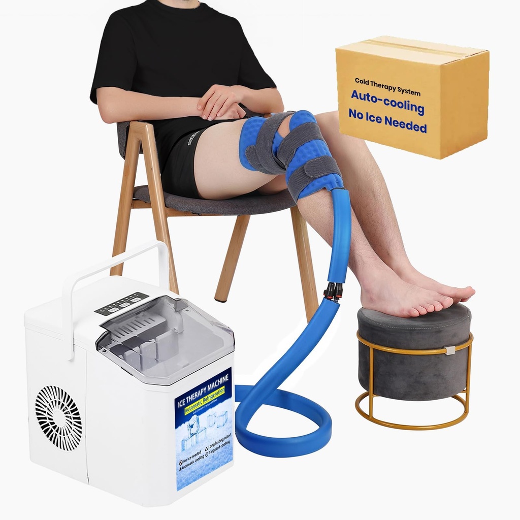 Cold Therapy System - No Ice Needed Portable Cryo Machine with Adjustable Temperature Control
