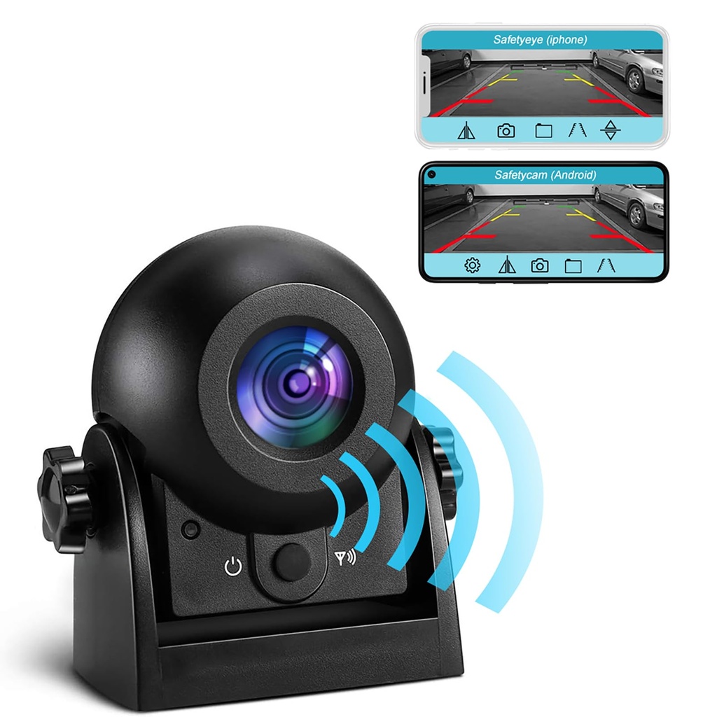 Uzone Wireless Reversing Camera, Car Reversing Cameras,2.4G WiFi APP for IOS and Android