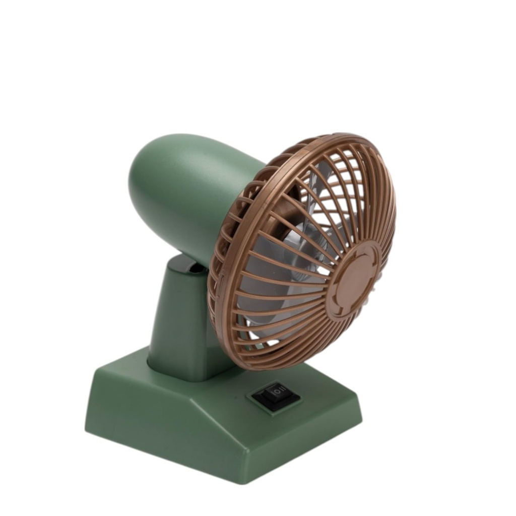 Anomat Mini Desk Fan 4 Inch USB C Rechargeable Small Table Fan with 60 Degree Oscillation 2