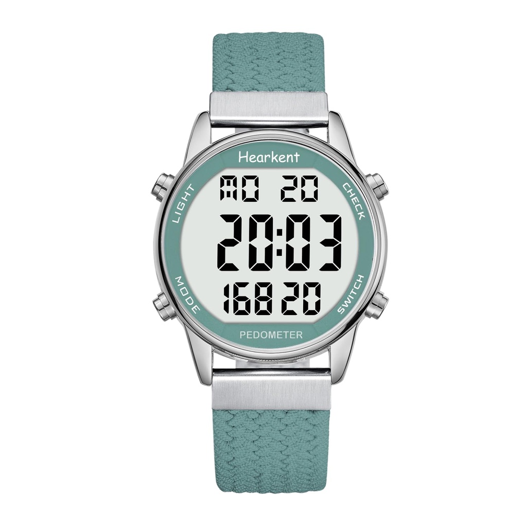 Hearkent Pedometer Watch for Women, Step Tracker with Calories Counter, Non Bluetooth, 30M