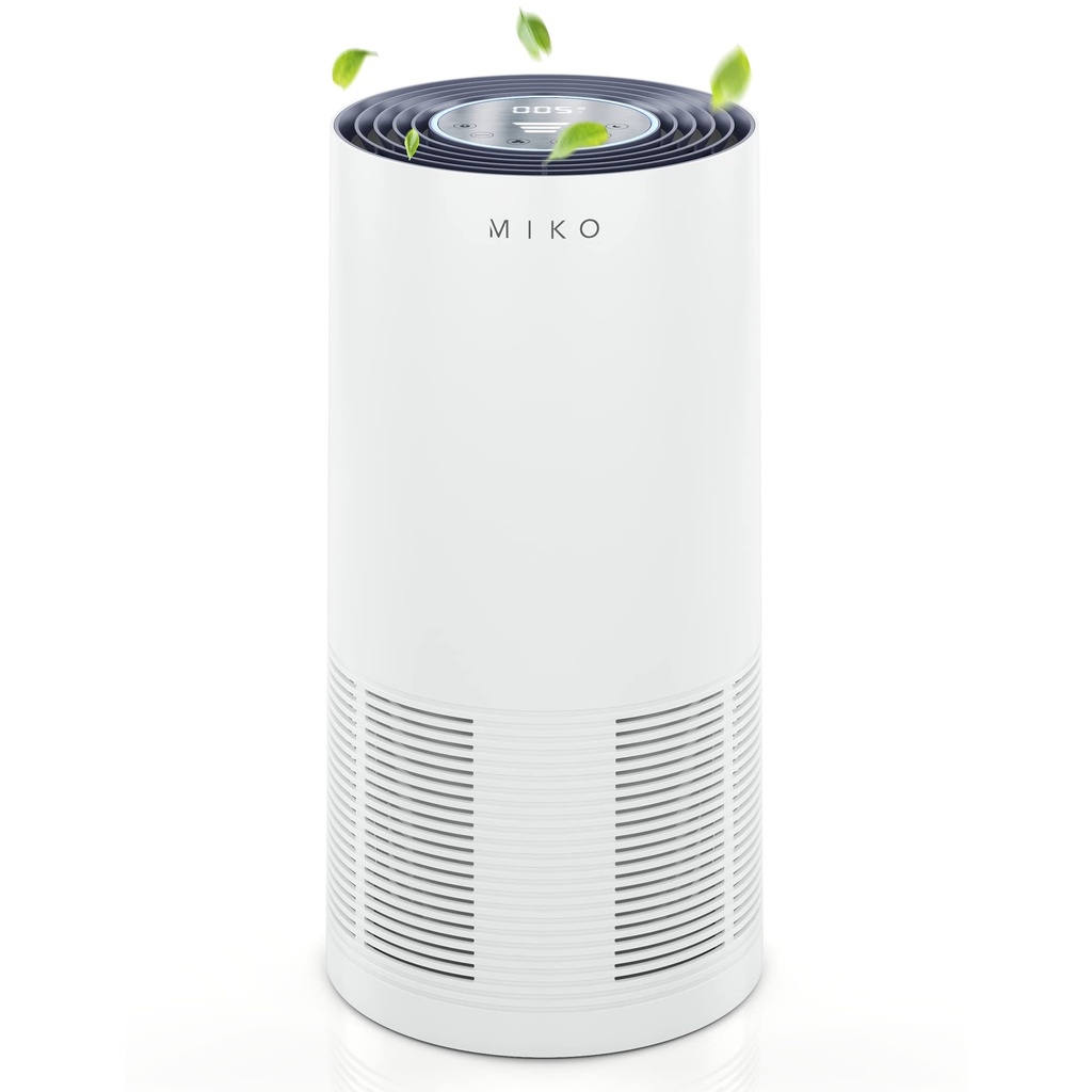MIKO Air Purifier For Home Large Room Covers Up To 1450 Sqft | H13 True HEPA 