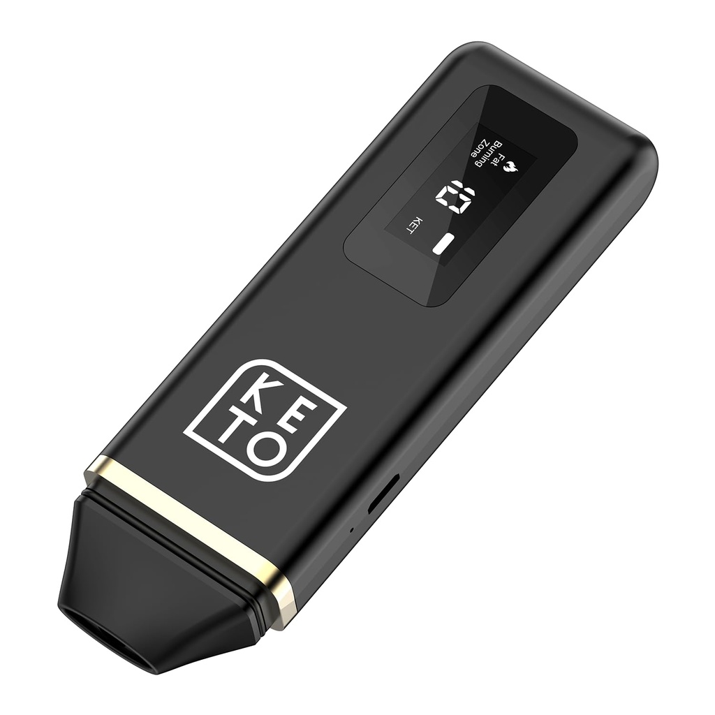 Ketone Breath Meter, Professional Ketone Breath Analyzer with 64-Reading Historical Memory