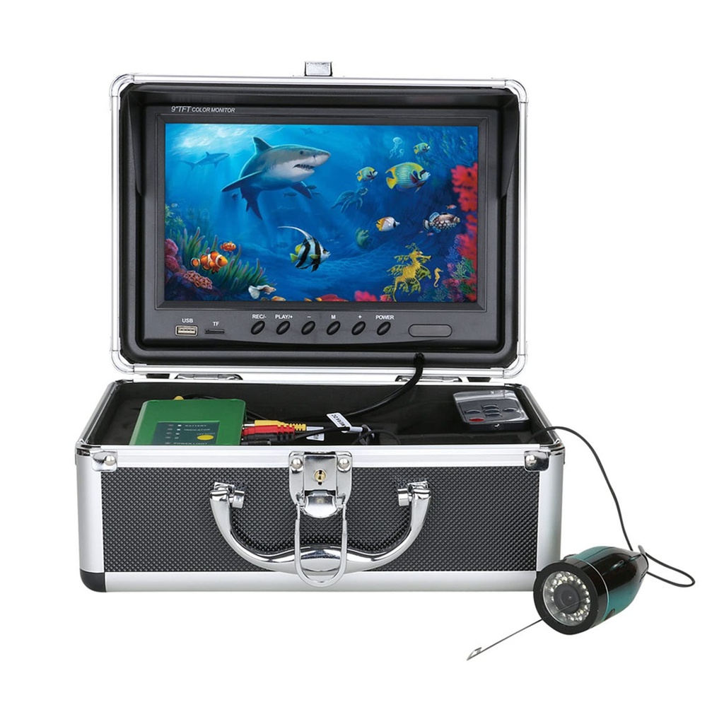 DVR Underwater Fishing Camera 7 inch LCD Monitor HD 1080P Fish Finder Waterproof Camera Kit
