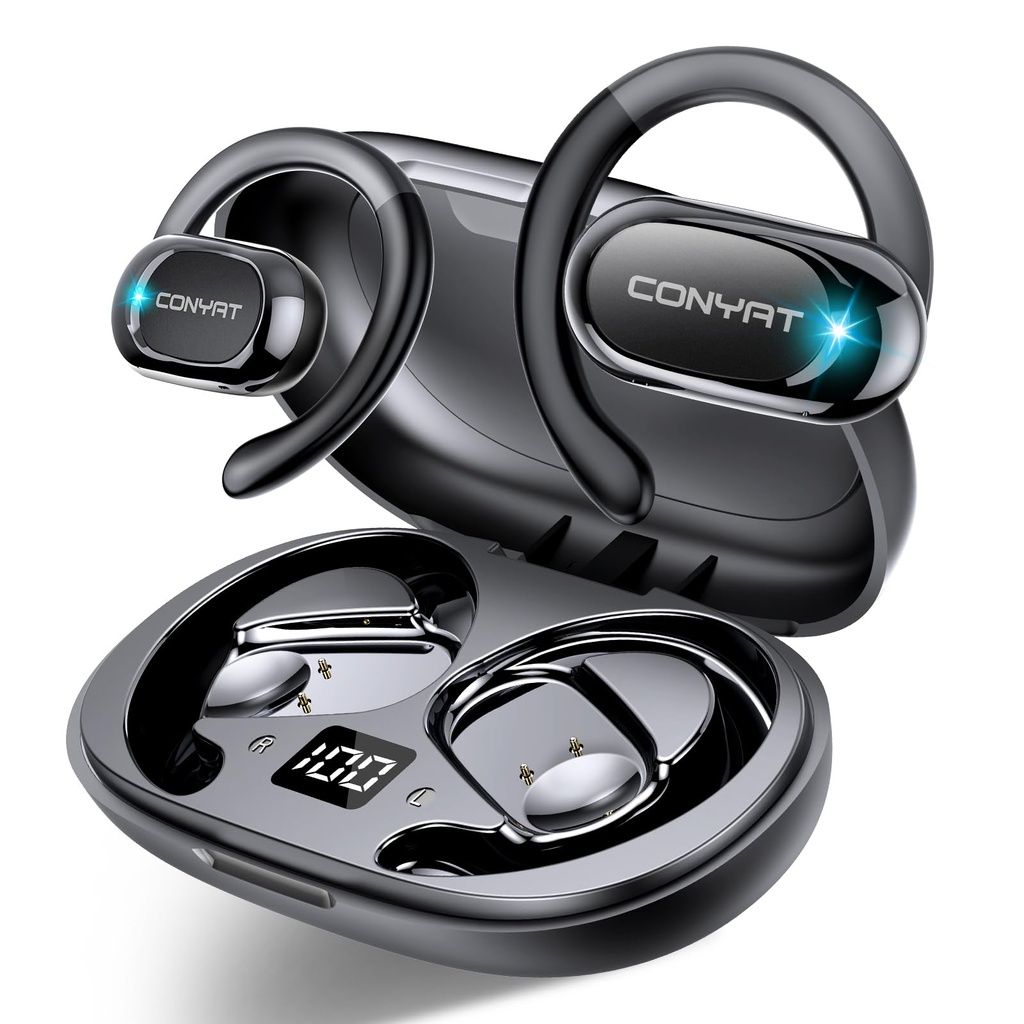 Conyat AI Language Translation Earbuds Real Time, 3-in-1 Translator Earbuds Open Ear 