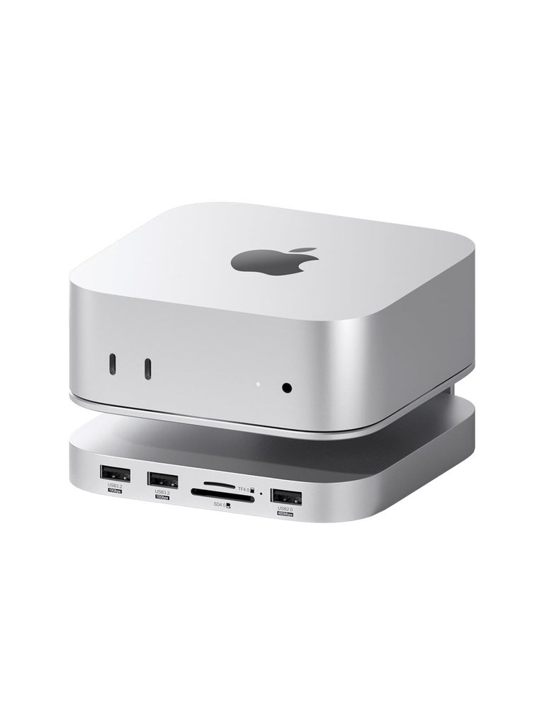 Hagibis Mac mini M4 Hub & Stand with SSD Enclosure, 3 in 1 USB Type-C Docking Station