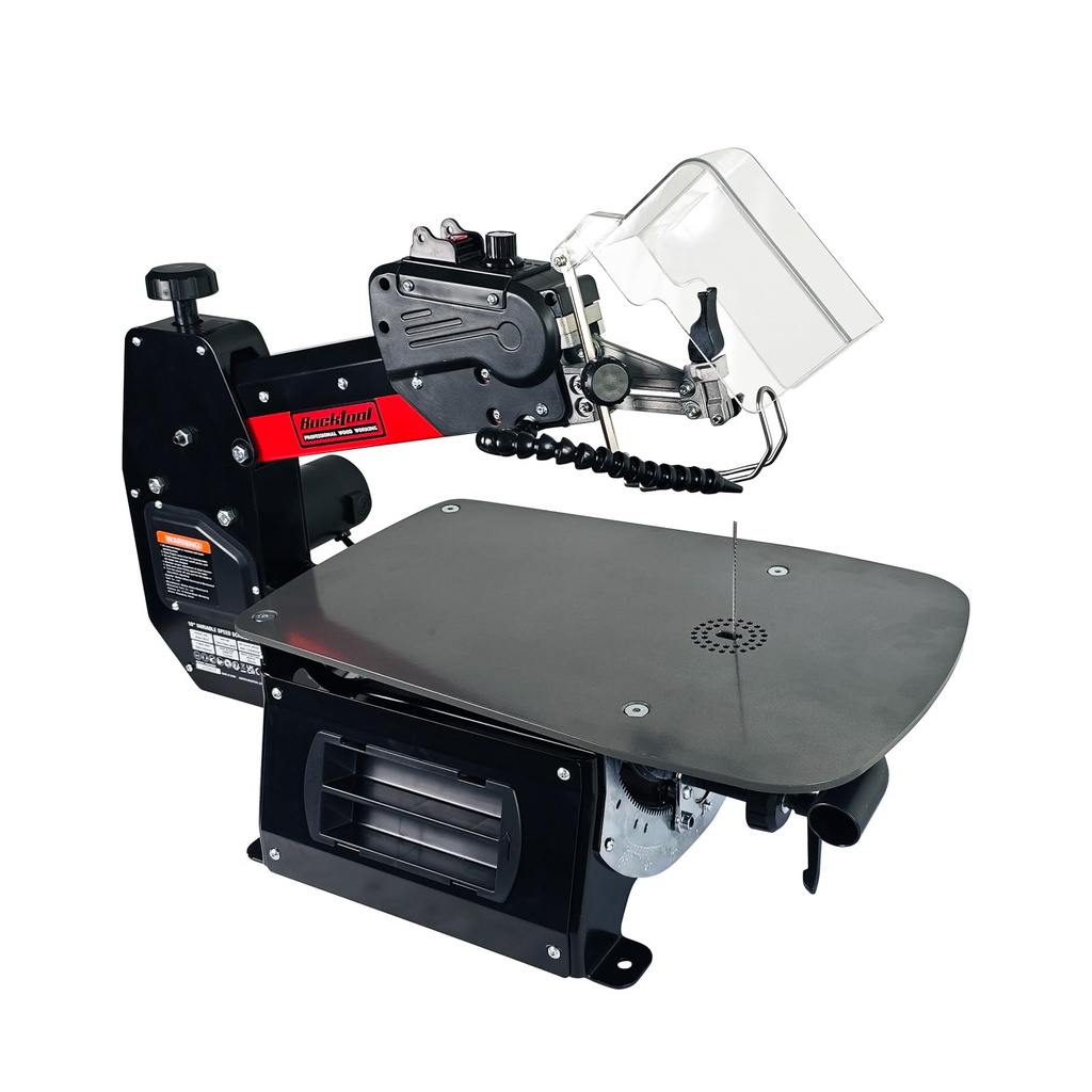 Bucktool 406mm Variable Speed Scroll Saw for Woodworking, 16 Inch Power Scroll Saw 400Ã¢Â€Â“