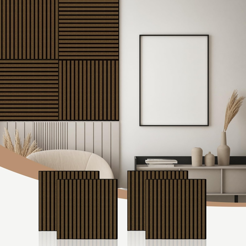 AKK-Stave Acoustic Wall Panels - Wooden Wall Panels for Soundproofing 1.44Ã’Ã„Ã­ Acoustic P