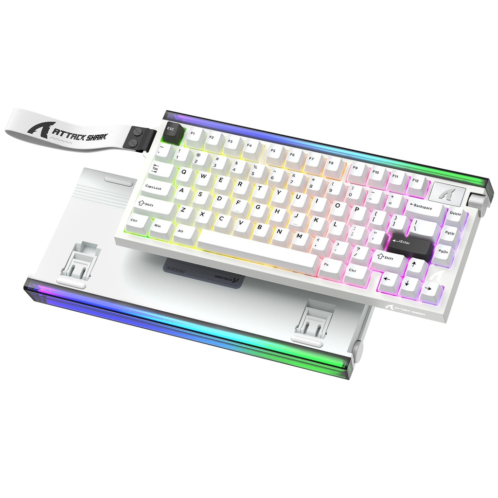 ATTACK SHARK R85 HE 8000Hz Rapid Trigger Keyboard, 0.005mm RT Accuracy Wired Gaming Keyboard