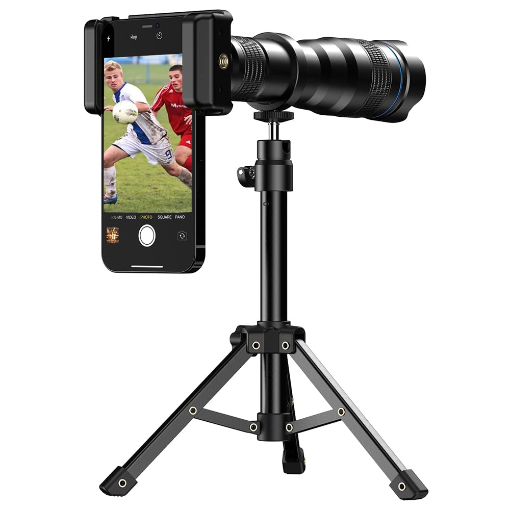 Apexel HD 36X Telephoto Lens for Smartphone, Mobile Phone Lens with Tripod for iPhone
