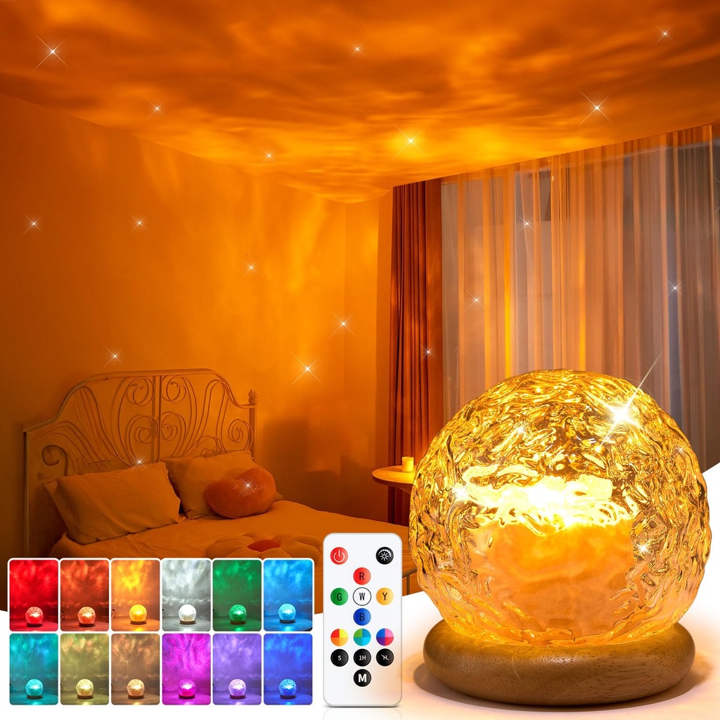 Sunset Lamp for Bedroom,216 Modes Mood Lighting & Sensory Lights,Dimmable Night Light Projector