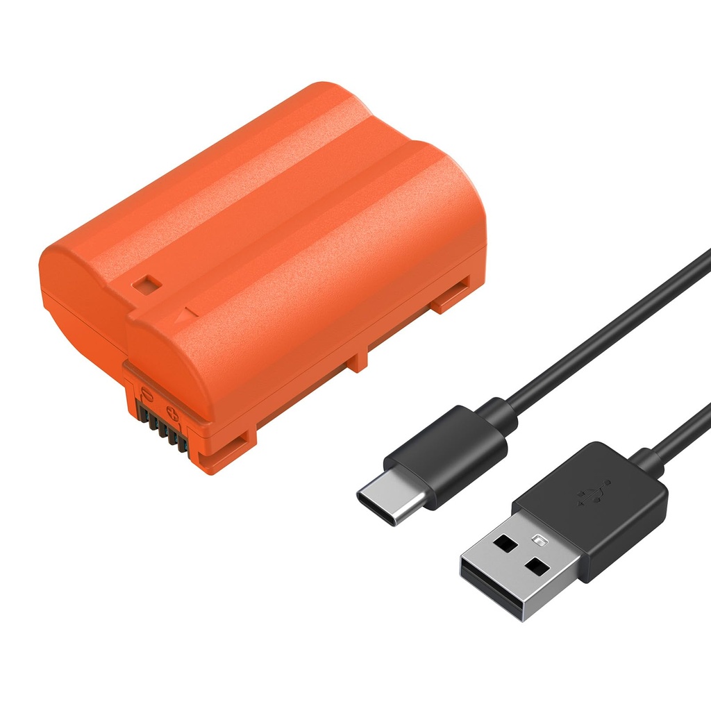 SMALLRIG for EN-EL15C Battery 2400mAh USB-C Camera Battery for Nikon Z6 III, Zf, Z8, 2.5H 