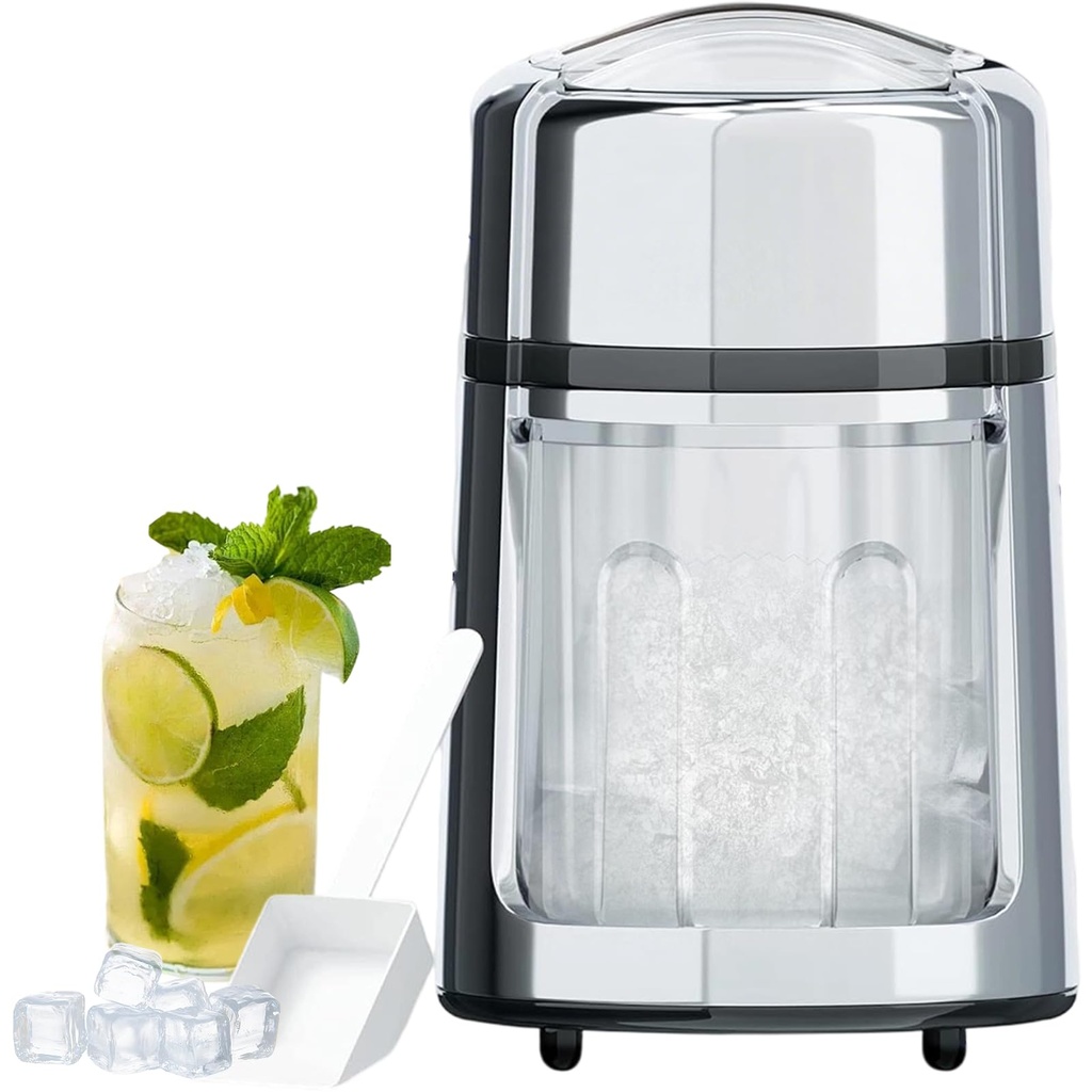 Ice Crusher Ã¢Â€Â“ Manual Hand Crank Crushers w/Built-in Stainless-Steel Blades for Customis