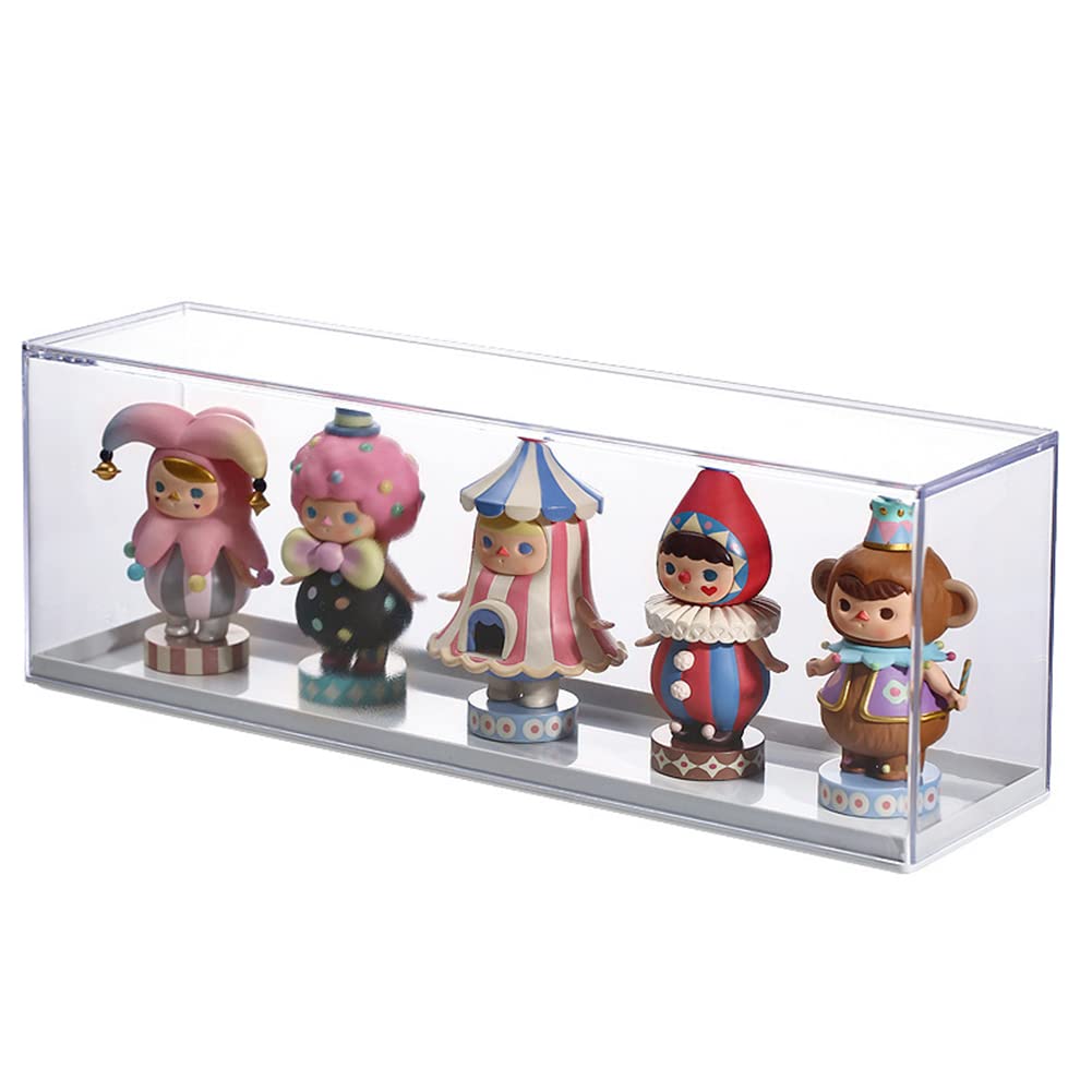MASSIOSTAN: Acrylic Display Cases for Models - Clear Box for Figures - PRE-ASSEMBLED - 