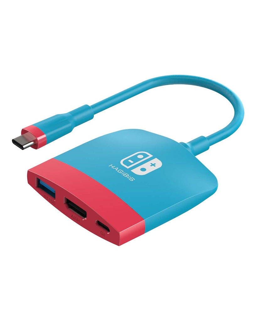 Hagibis Portable TV Dock for Nintendo Switch OLED - Charging Station with HDMI and USB 3.0