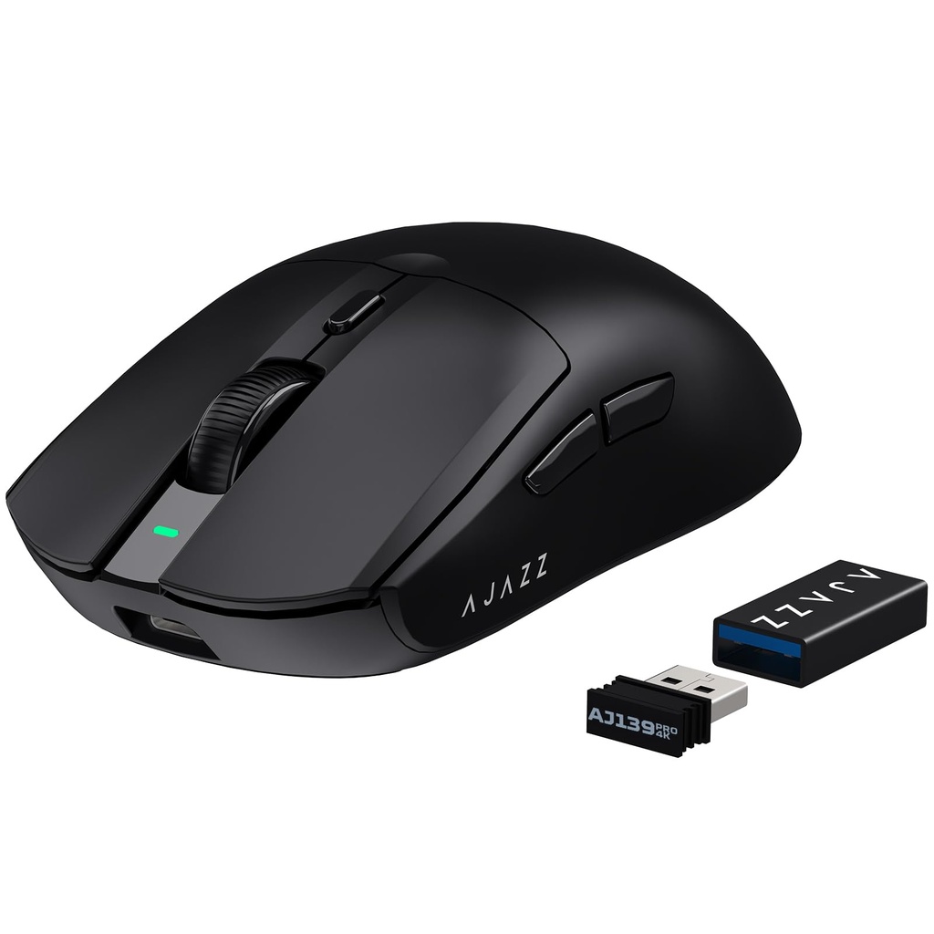 ATTACK SHARK AJAZZ AJ139PRO SUPERLIGHT 4K Wireless Gaming Mouse, Ultra-Light(65g), PAW3395