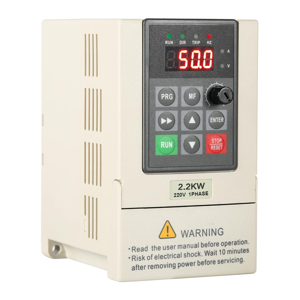 Jadeshay Variable Frequency Drive,2.2KW VFD Motor Speed Controller Frequency Converter Sing