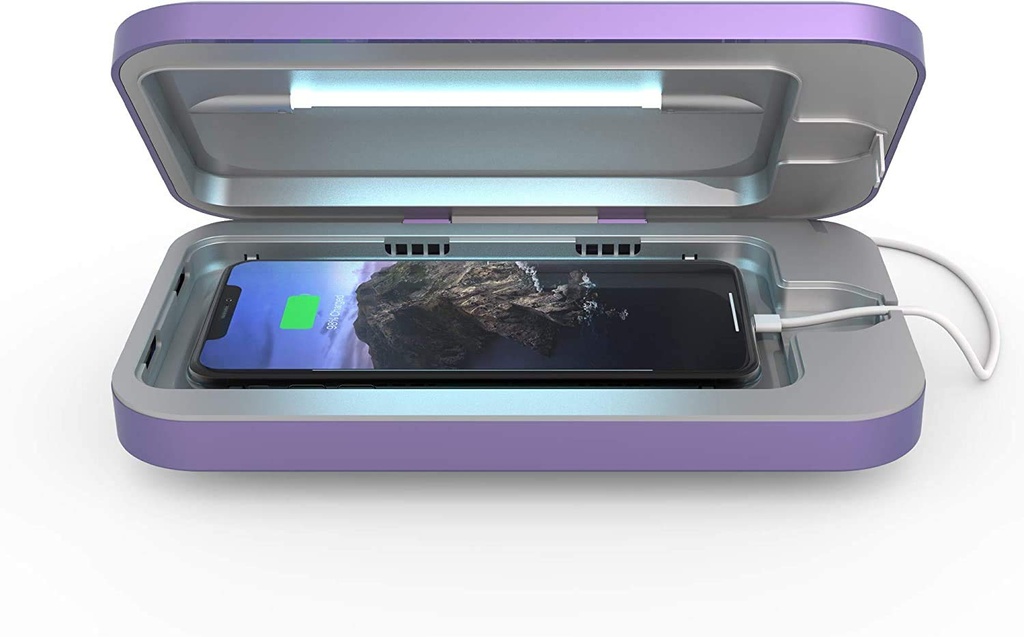 PhoneSoap 3 UV Smartphone Sanitizer & Universal Charger | Patented & Clinically Proven UV L