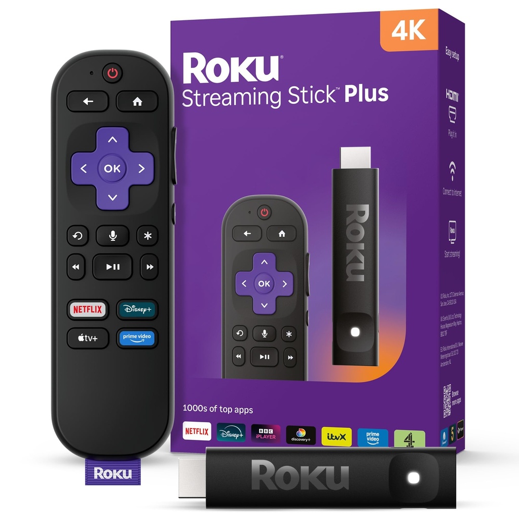 Roku?Â« Streaming StickÃ”Ã¤Ã³ Plus 2025 Ã”Ã‡Ã´ 4K and HDR Roku Streaming Device for TV with