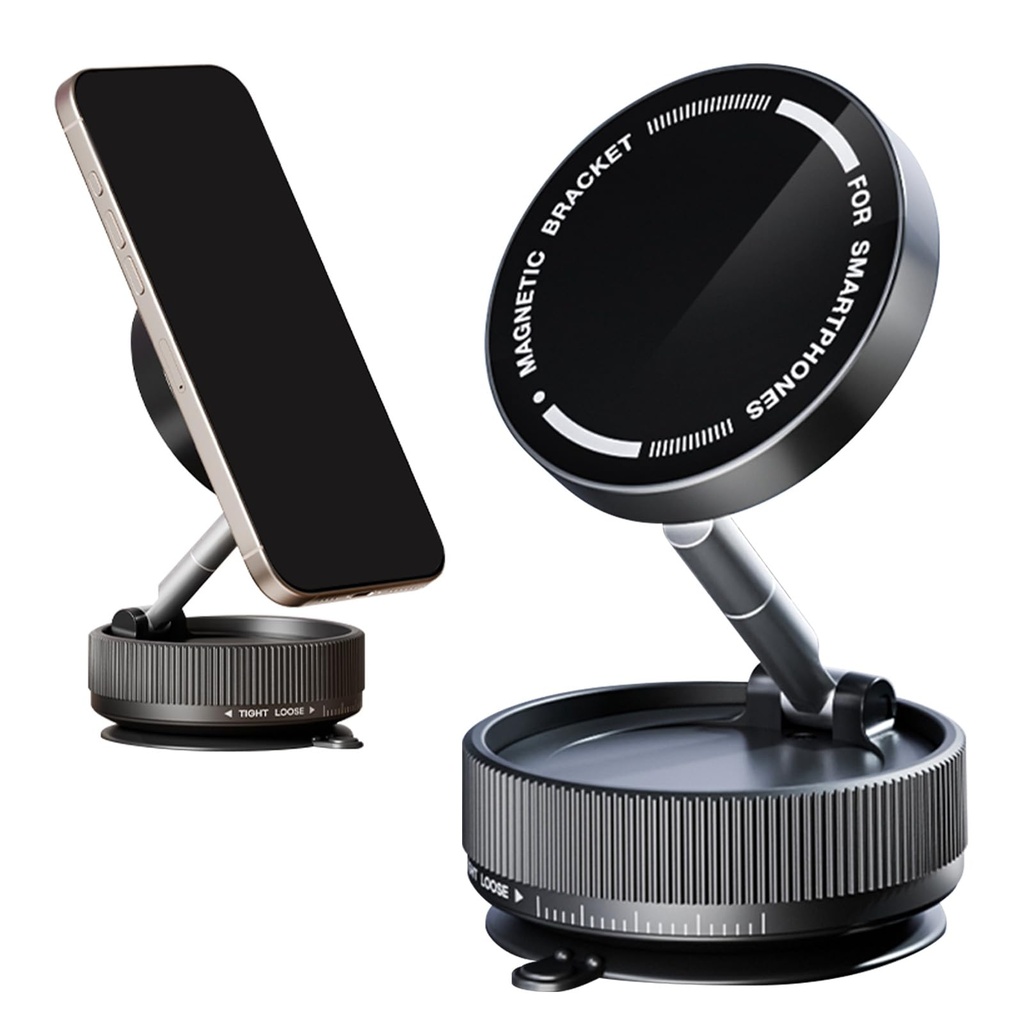 Foluu New 2025 Extendable Magnetic Phone Holder, 360?? Rotating Adjustable and Foldable Vac