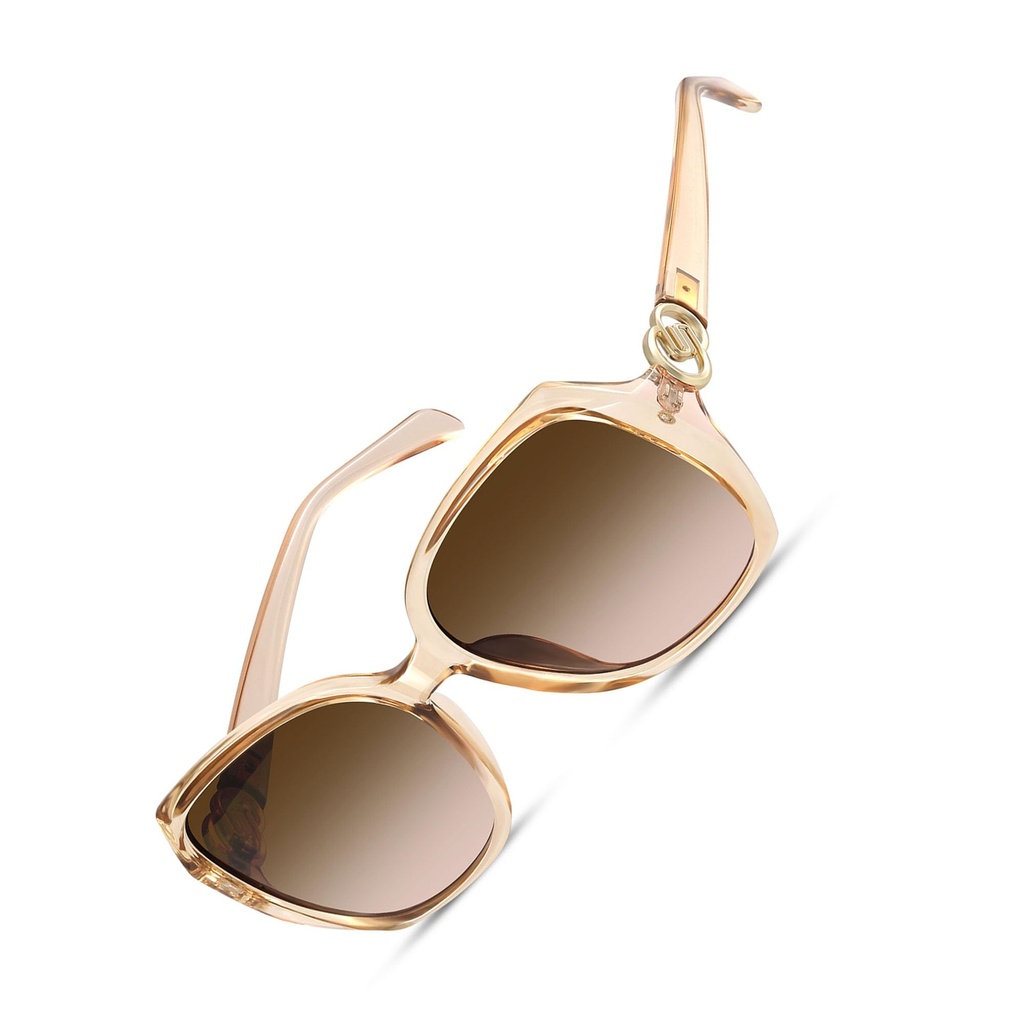 gesruny Ã’Ã Ã± Sunglasses Stylish Mens Womens for Hiking Light,Quiet sand brown curtain