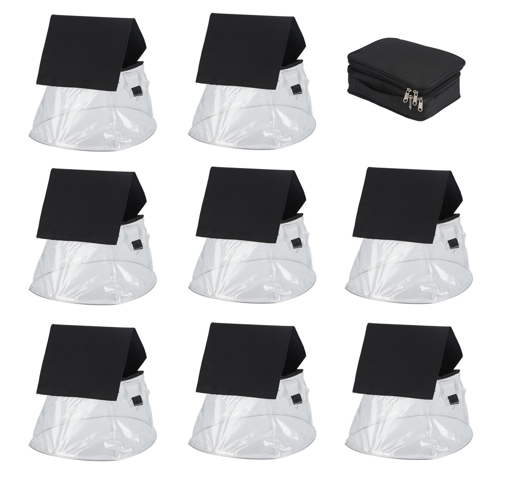 Sherfire Protective Covers for Hanging PAR Can Stage Lights Ã”Ã‡Ã´ 8-Pack, Weatherproof Lig