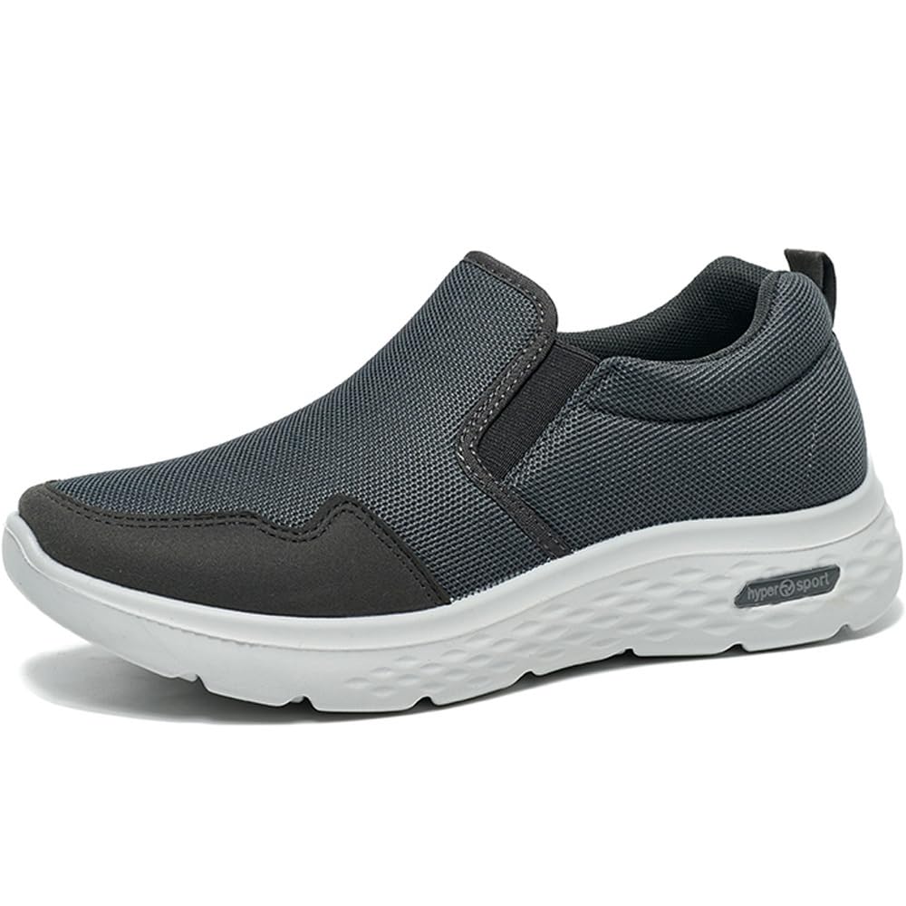 situkeke Mens Slip On Trainers Casual Nordic Walking Shoes Breathable Running Shoes Tennis