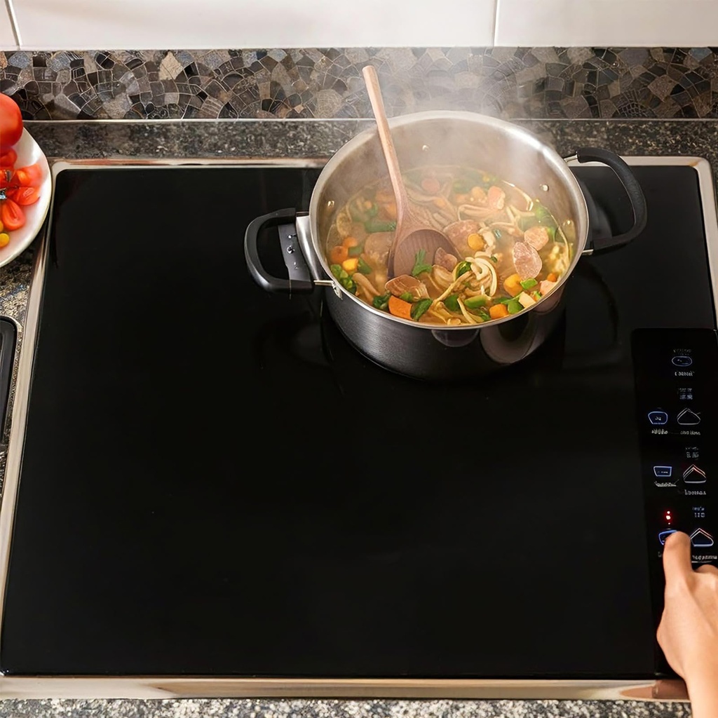 Induction Hob Protector Mat 52?Ã¹78cm Silicone Induction Hob Covers Prevents Scratches & Sc