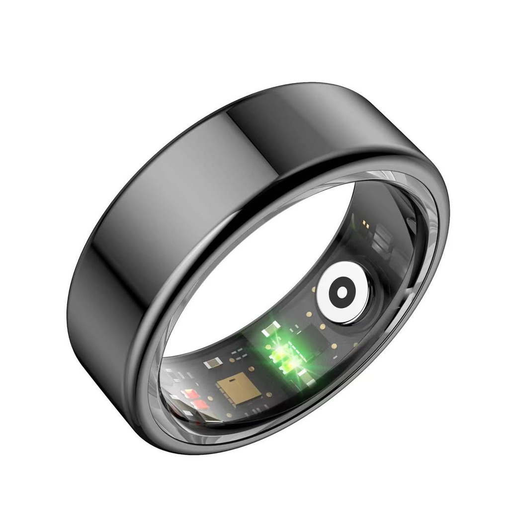 Hoorawwi Fitness Smart Ring, Smart Health Ring for Women Men w/Heart Rate Blood Pressure Ox