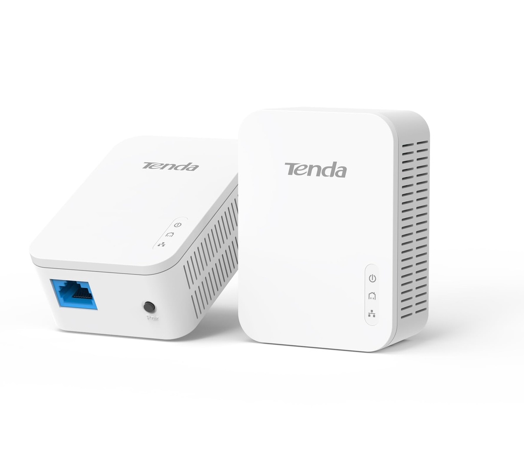 Tenda PH3 1000Mbps Powerline Adapter Kit with Single Port/Home Plug AV2 UK Extender for Fas