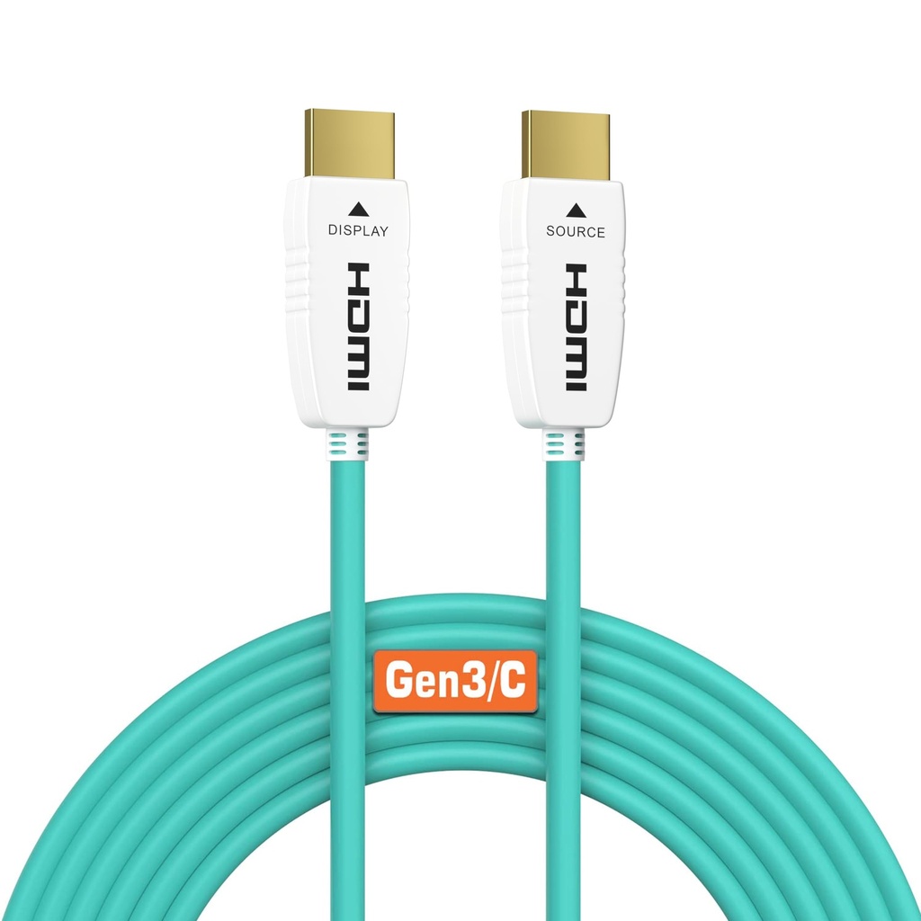 RUIPRO 8K Fibre Optic HDMI Cable 3M Ultra High Speed HDMI 2.1 48Gbps 8K@60Hz 4K@120Hz Dynam