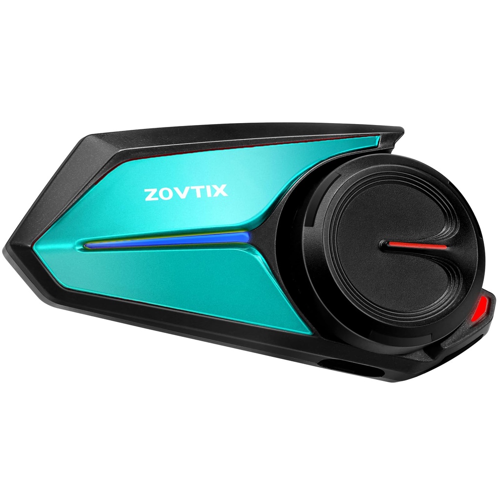 ZOVTIX Motorcycle Helmet Headset 2 Riders Motorbike Communication System S2 Intercom 