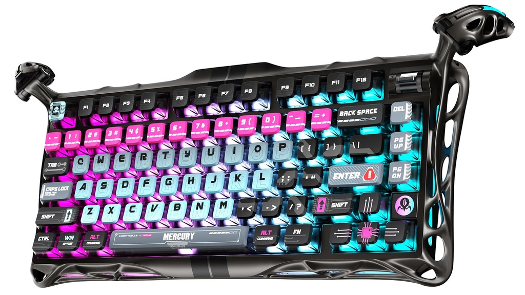 GravaStar Mercury V75 Pro Hall Effect Gaming Keyboard with Only Wired, 75% Layout Ergonomic