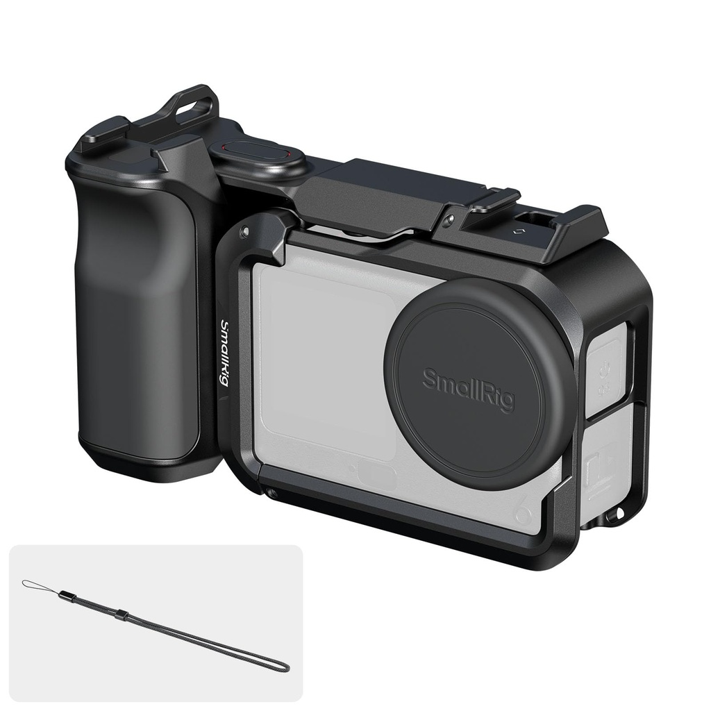SMALLRIG Handle Grip Kit for DJI Osmo Action 6 with Metal Cage, Street Photography Grip