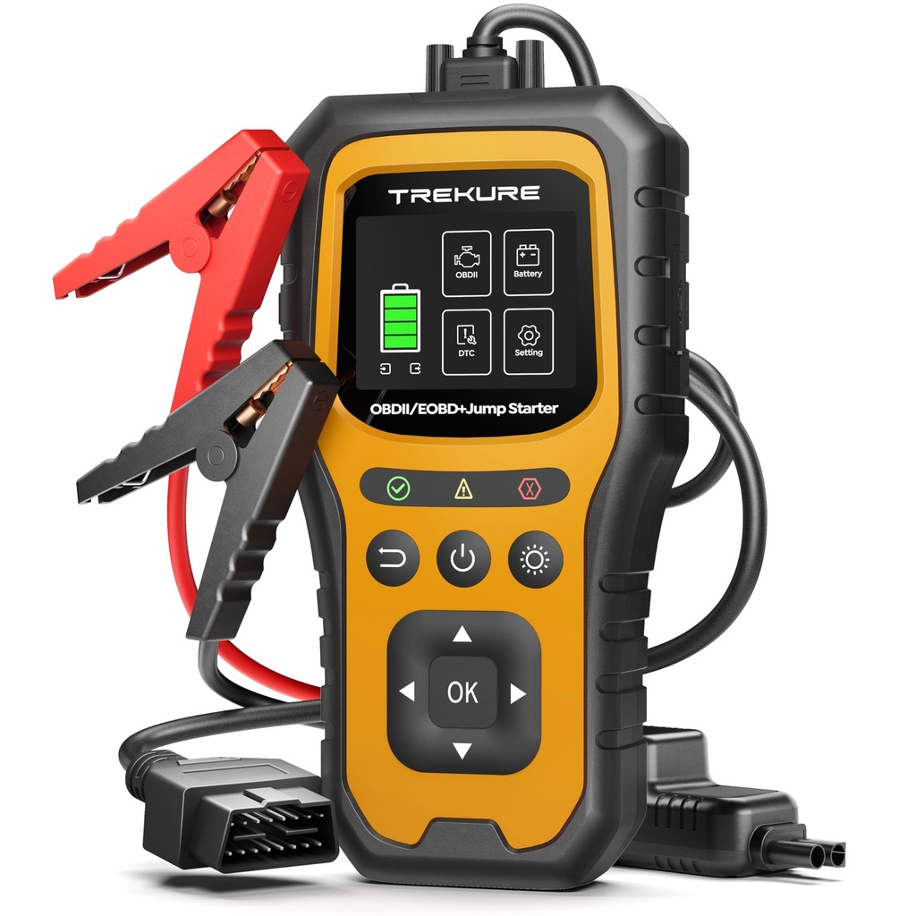 TREKURE 7000A Jump Starter Power Pack, Car Battery Booster Jump Starter for 12V Vehicles