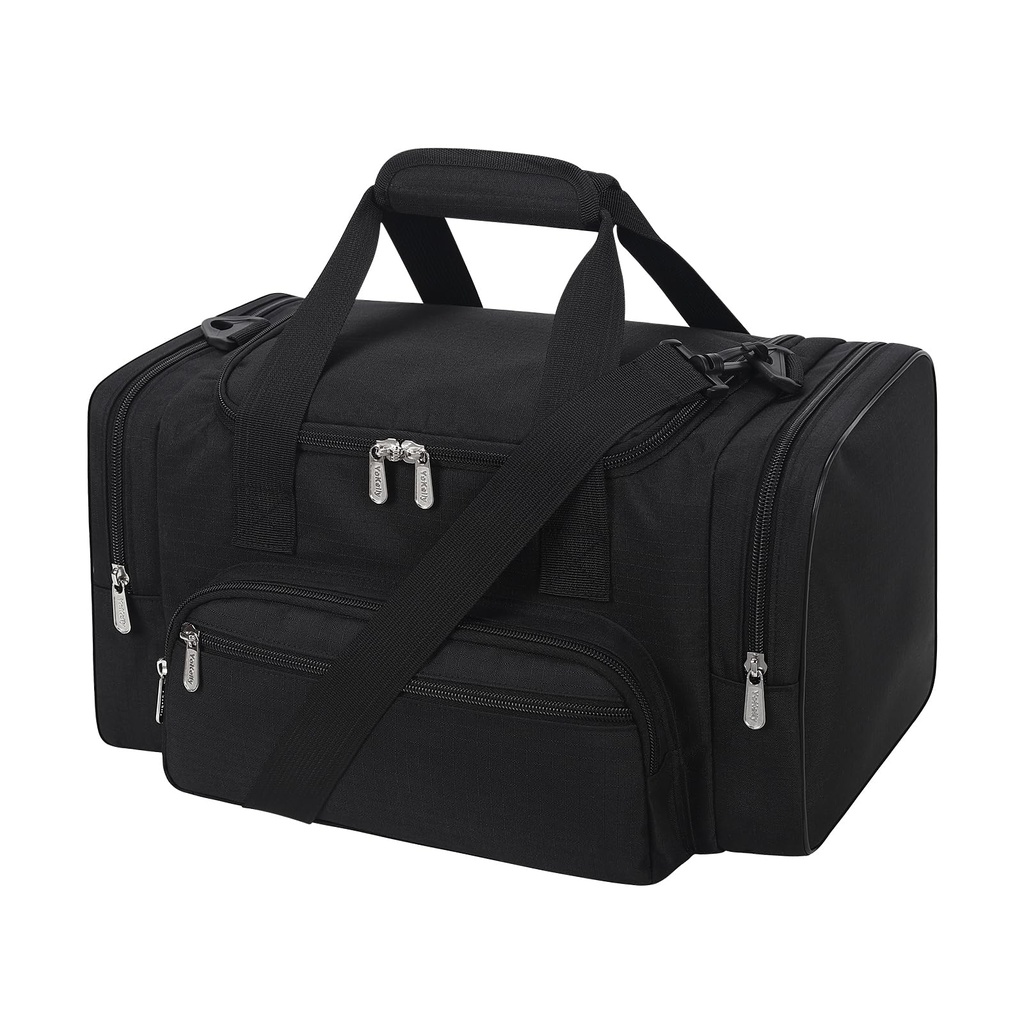ZZY Small Sports Duffle Bag, 25L Gym Bag, Carry On Holdall for Weekender Travel (Pink, 25L)