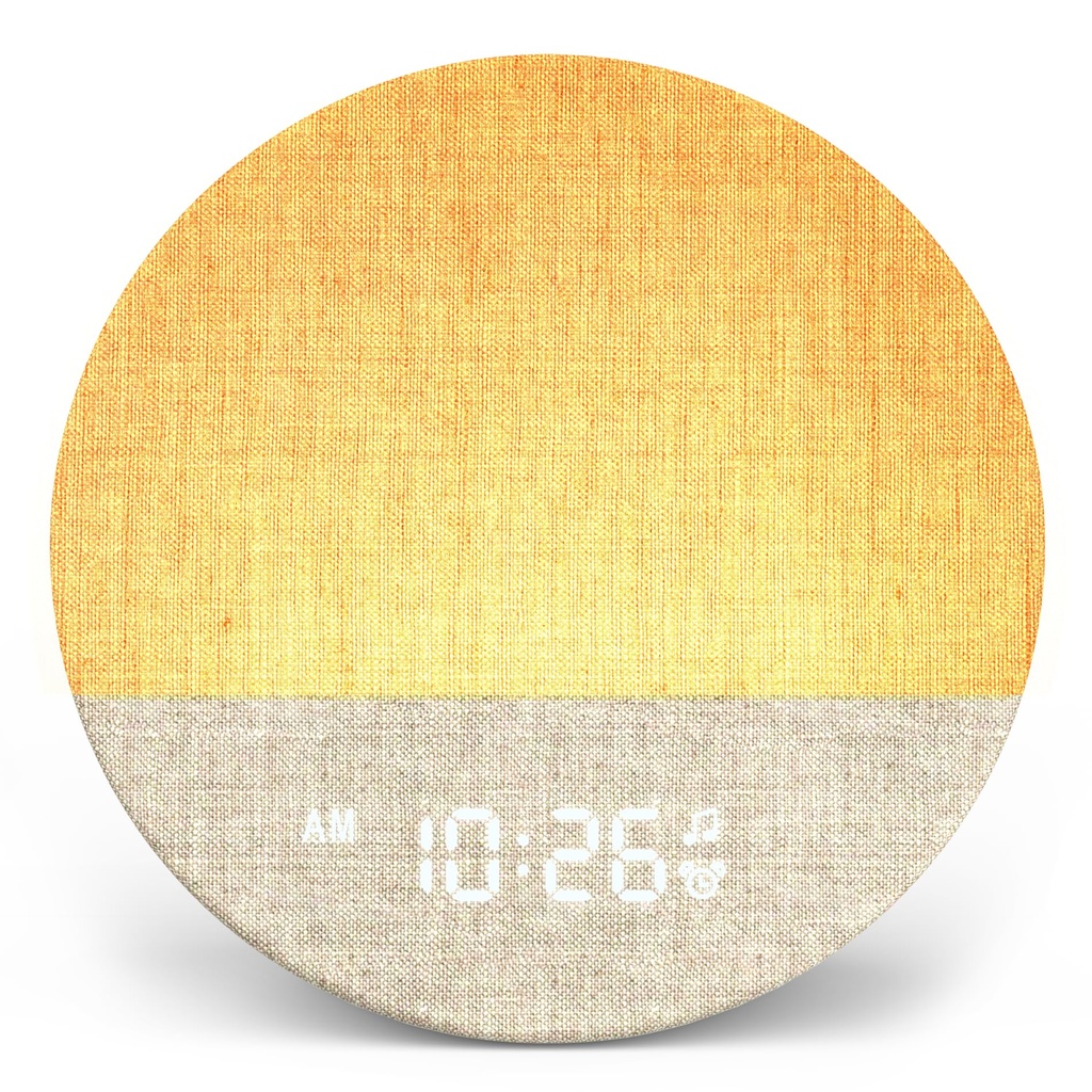 Dreamegg Sunrise Alarm Clock, Wake Up Light White Noise Machine with 29 Sounds, 9 Colors Ni