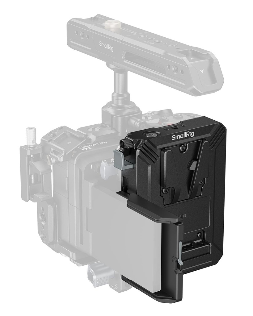 SMALLRIG V Mount Battery Plate with LCD Screen Protector, D-Tap & USB-C Supply