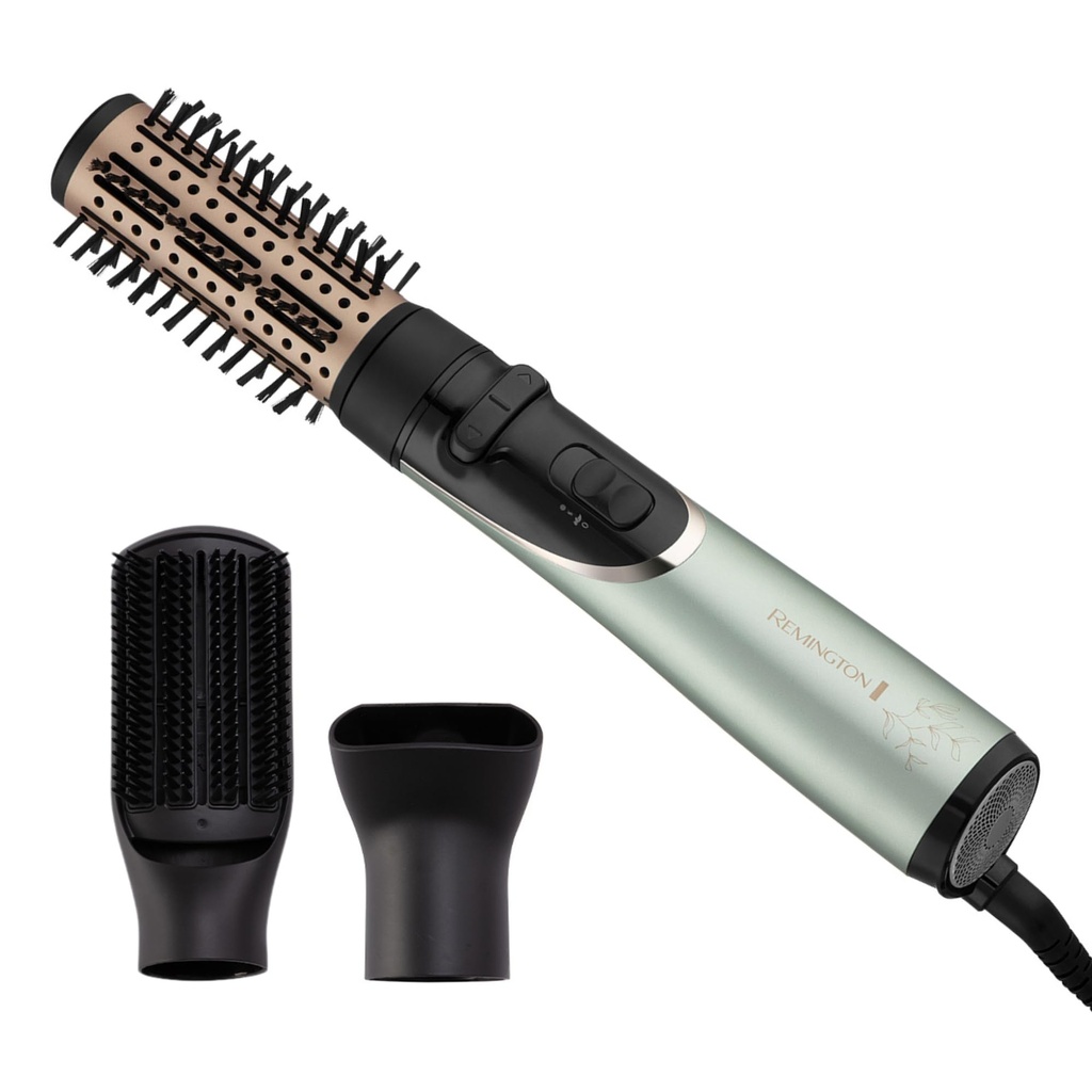 Remington Hot Air Styler, Botanicals Rotating Hot Brush, Round Brush and Paddle Attachment,