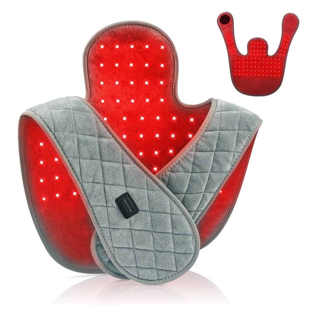 Red Light Therapy for Body, 2026 Upgraded-3 Modes 5 Stage Power Infrared Red Light Therapy For Shoulder, Back & Neck