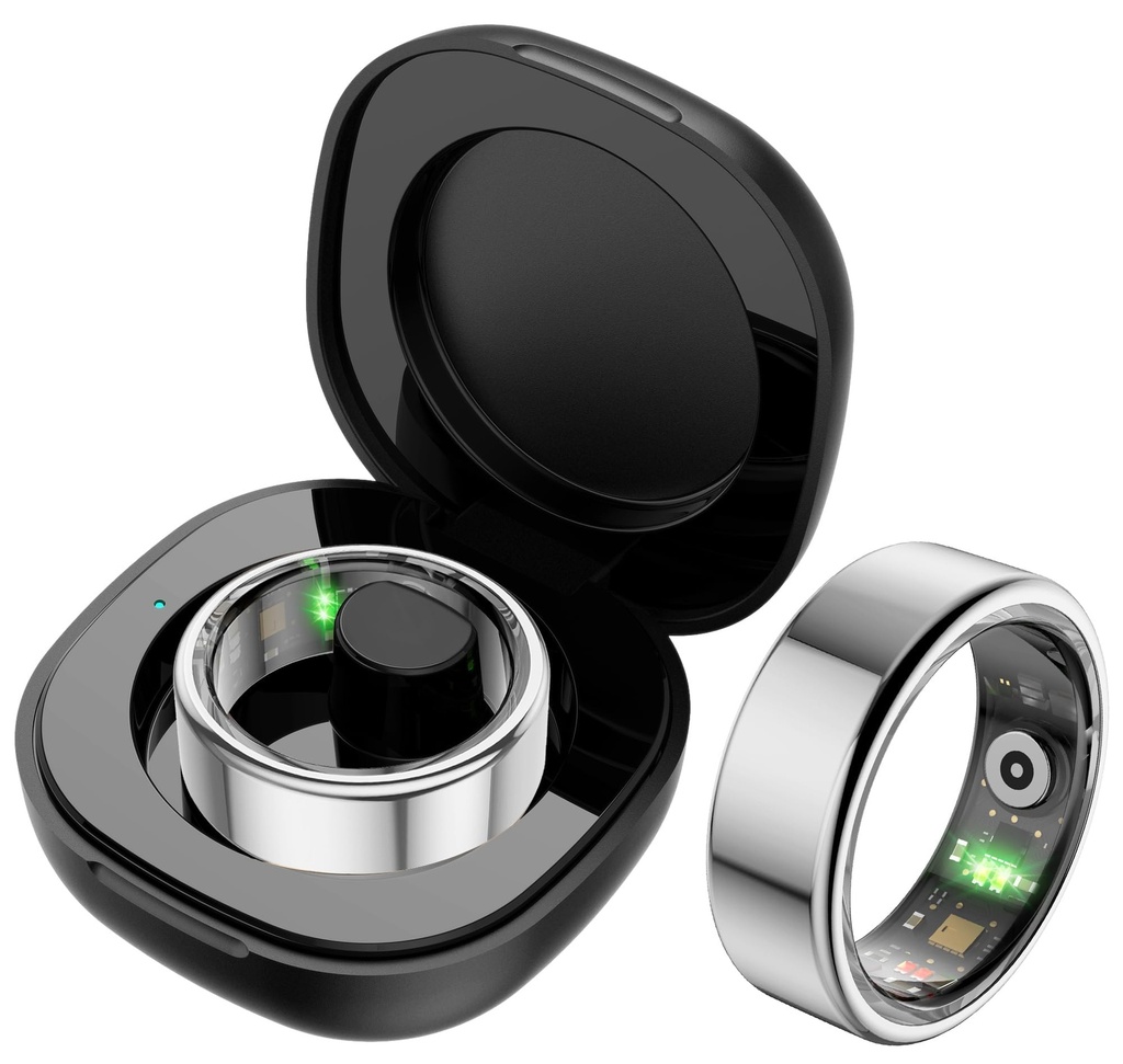 Smart Ring Heart Rate Monitor Sleep Tracker Health Ring Blood Oxygen Pedometer Calories 