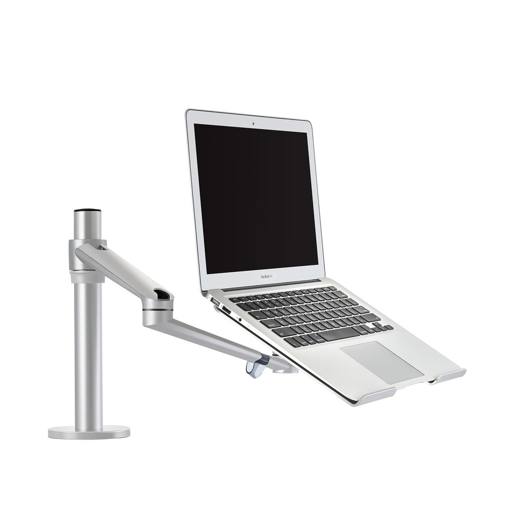 ThingyClub Adjustable Aluminium Universal Single Laptop Notebook or Tablet Desk Mount Arm