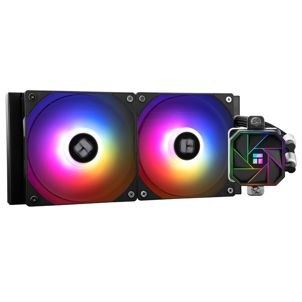 Thermalright AQUA ELITE 240 V3 Liquid CPU Cooler, 240 Cooling Row Size, 2 x 120mm PWM Fans,