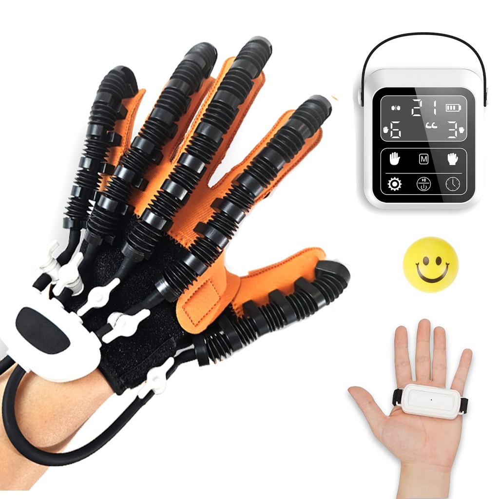 Rehabilitation Robot Glove for Stroke Recovery - Robotic Hand Therapy Glove for Left or Right