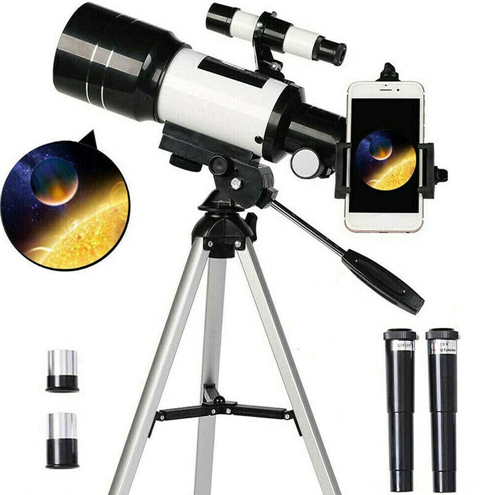 TUOKE Telescope for Astronomy Adult Kids Beginners, 150X Astronomical Refractor Telescope,